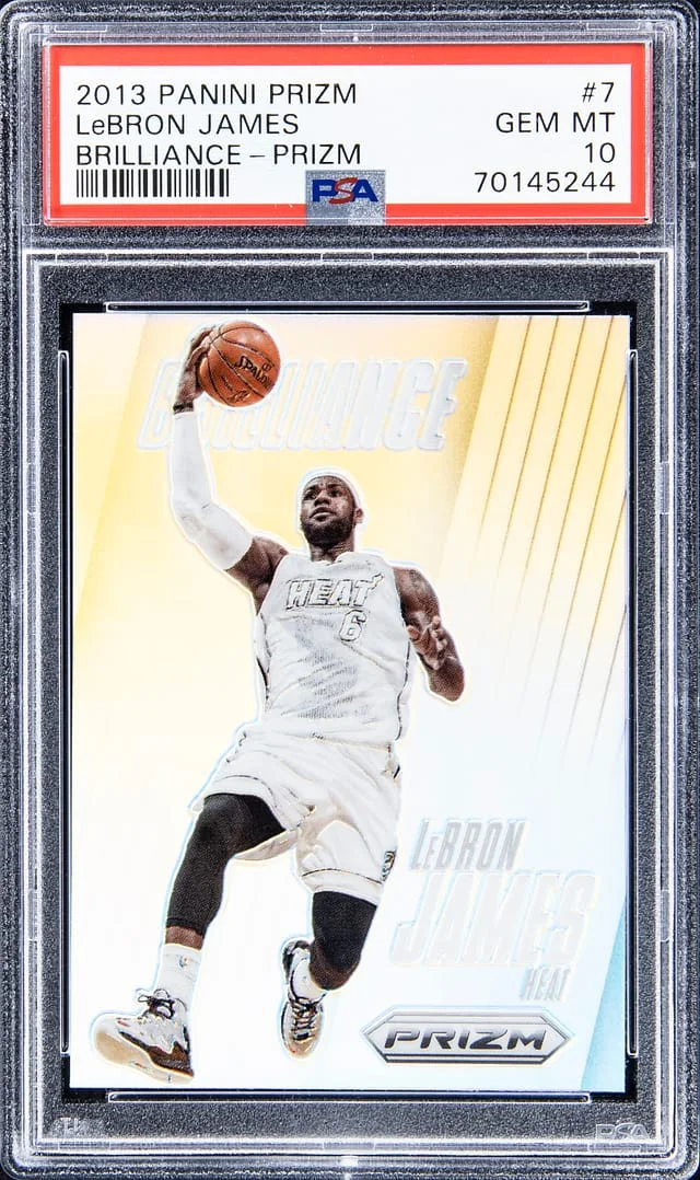 2013-14 Panini Prizm LeBron James Brilliance - Prizm #7 card image