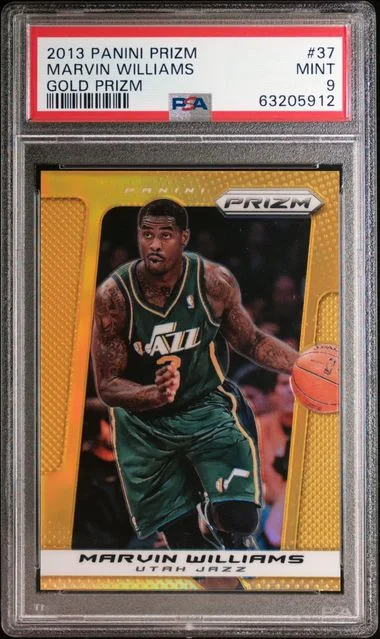 2013-14 Panini Prizm Marvin Williams Gold Prizm #37 card image