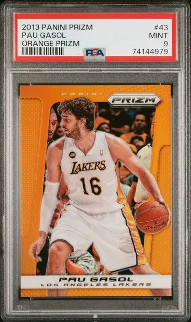 2013-14 Panini Prizm Pau Gasol Orange Prizm #43 card image