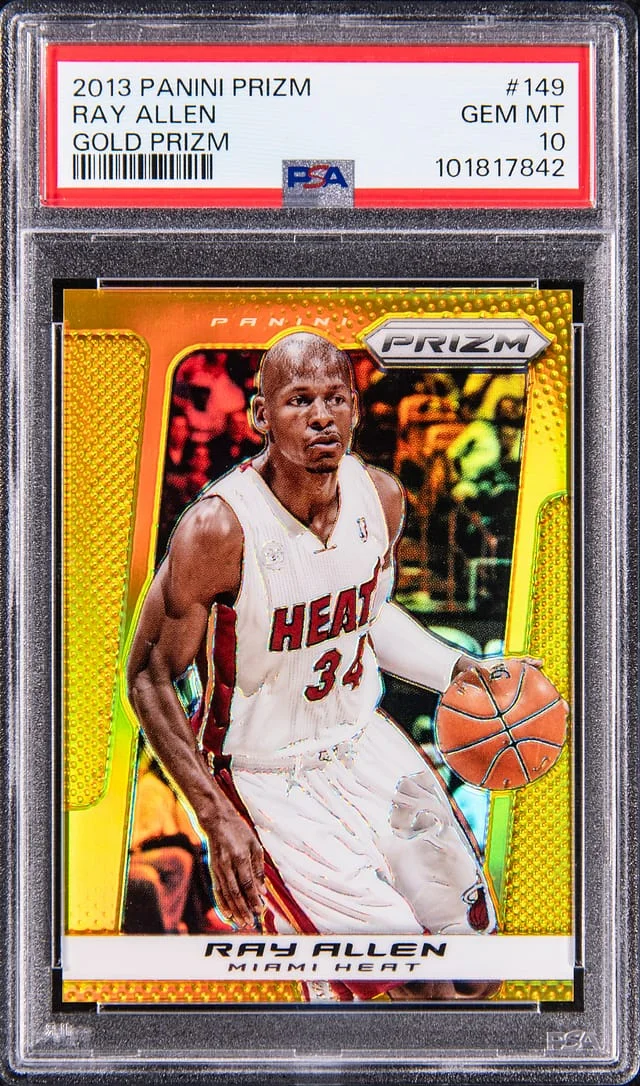 2013-14 Panini Prizm Ray Allen Gold Prizm #149 card image