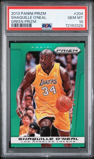 2013-14 Panini Prizm Shaquille O'Neal Green Prizm #204 card image