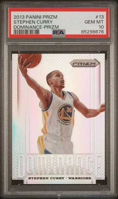 2013-14 Panini Prizm Stephen Curry Dominance Prizm #13 card image