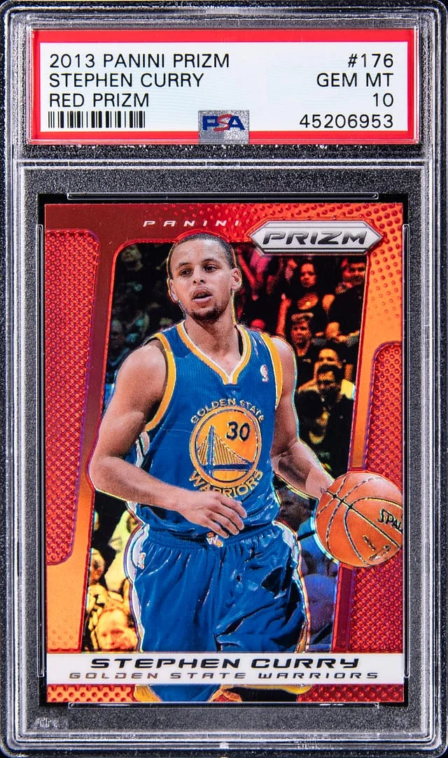 2013-14 Panini Prizm Stephen Curry Red Prizm #176 card image