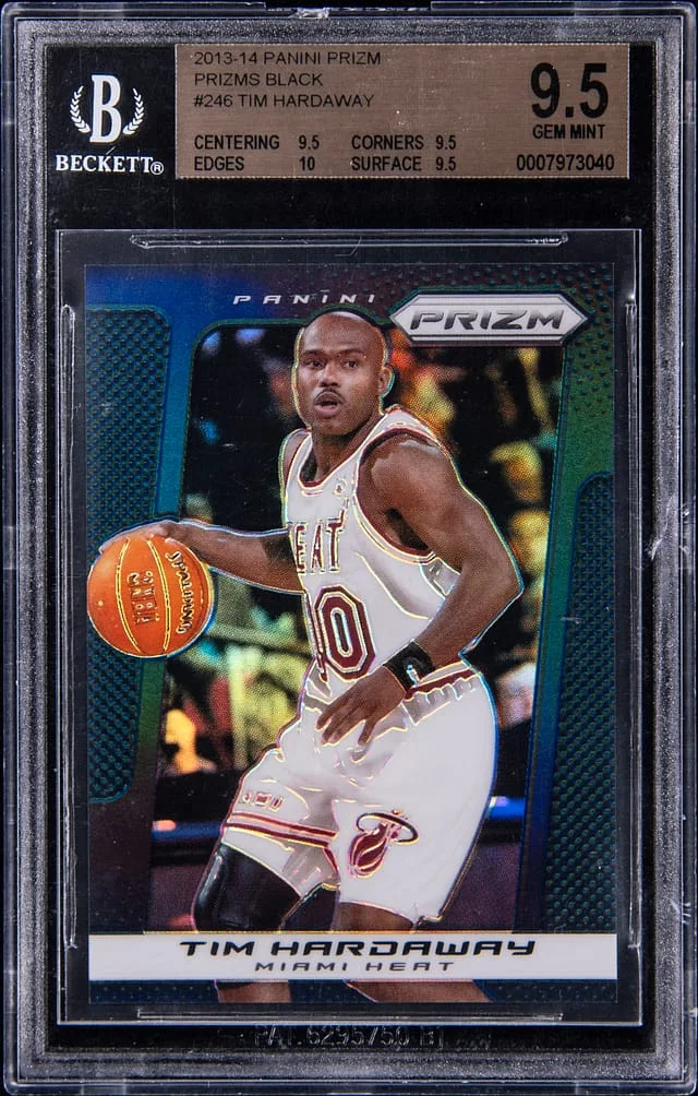 2013-14 Panini Prizm Tim Hardaway Black Prizm #246 card image
