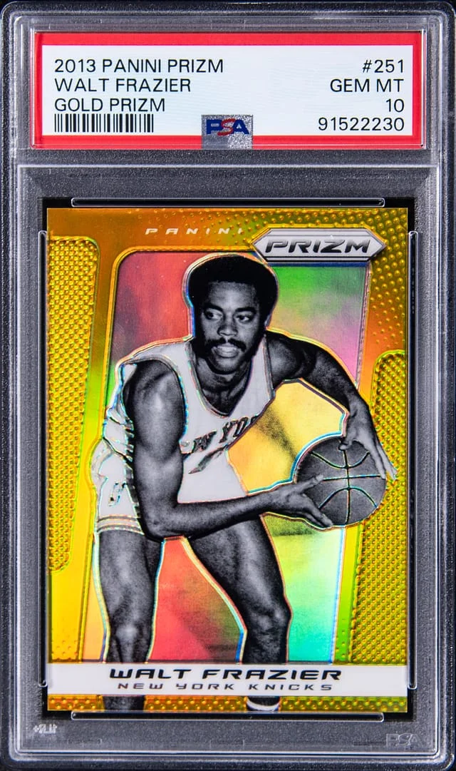 2013-14 Panini Prizm Walt Frazier Gold #251 card image