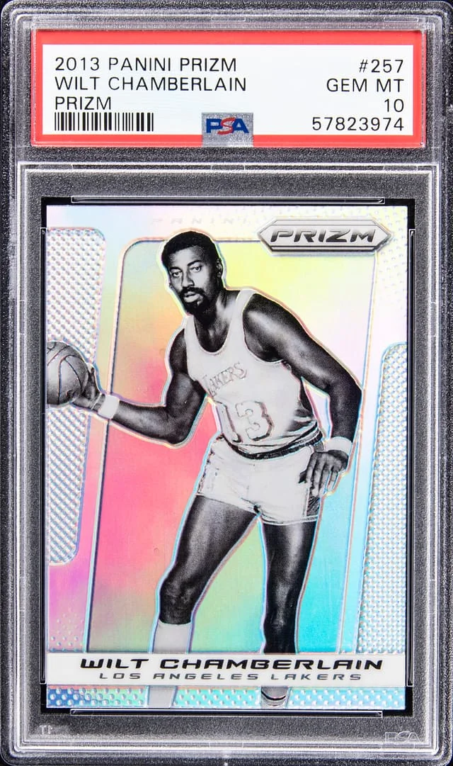 2013-14 Panini Prizm Wilt Chamberlain Silver #257 card image