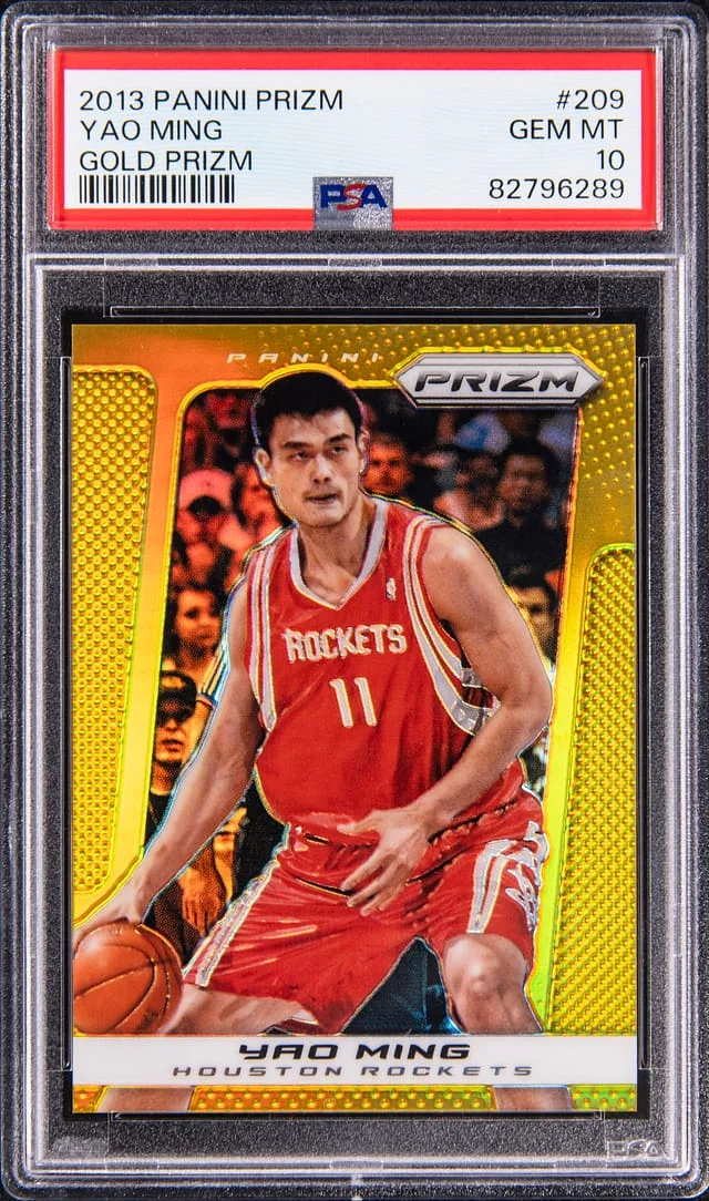 2013-14 Panini Prizm Yao Ming Gold Prizm #209 card image