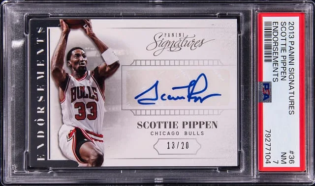 2013-14 Panini Scottie Pippen Signatures Endorsements #36 card image