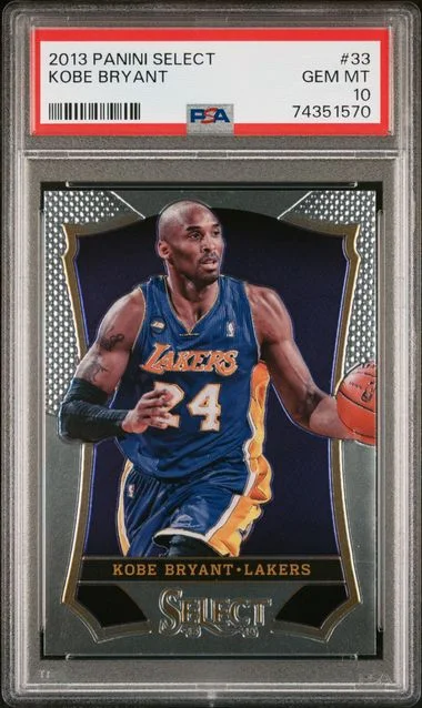 2013-14 Panini Select Kobe Bryant Green Prizm #33 card image