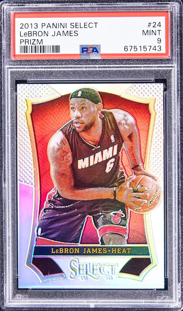 2013-14 Panini Select LeBron James Prizm #24 card image
