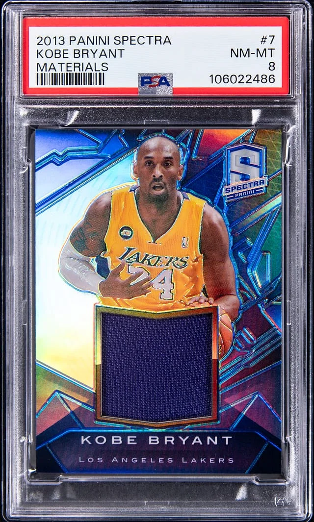 2013-14 Panini Spectra Kobe Bryant Materials #7 card image
