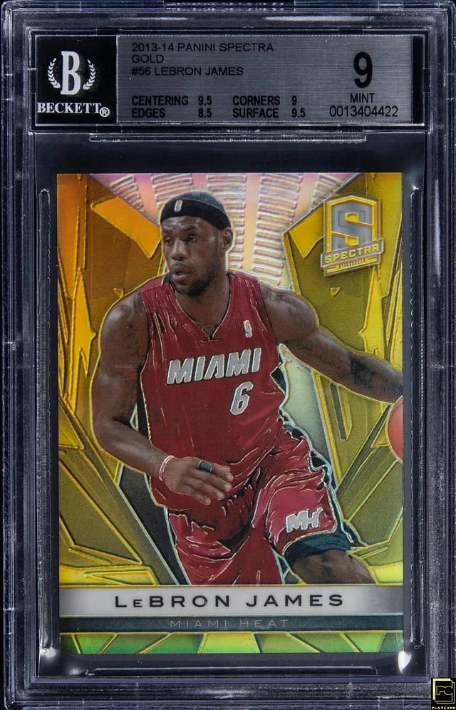 2013-14 Panini Spectra LeBron James Gold #56 card image