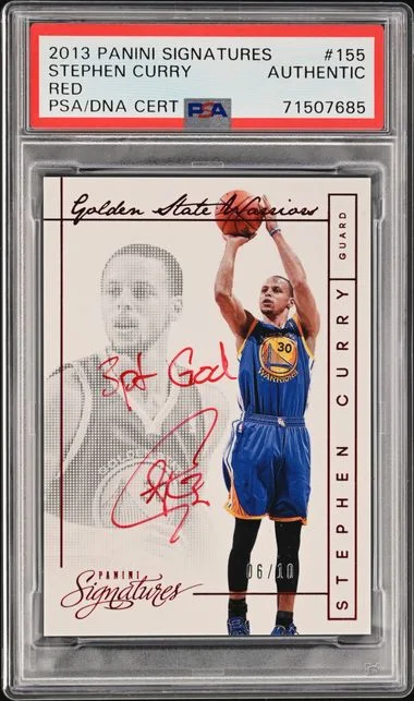 2013-14 Panini Stephen Curry Signatures Red #155 card image