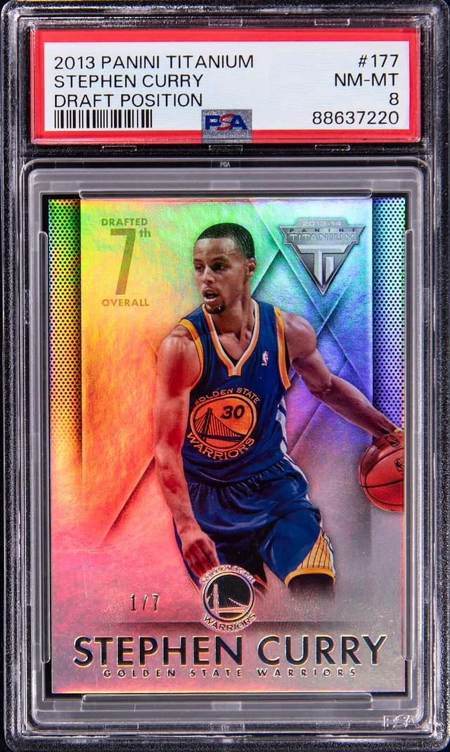 2013-14 Panini Stephen Curry Titanium Draft Position #177 card image