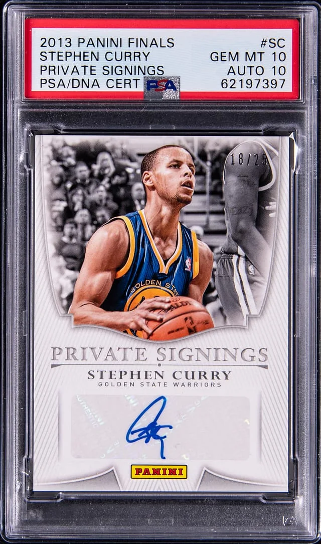 2013-14 Panini Stephen Curry Finals Private Signings #SC card image