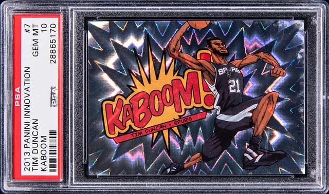 2013-14 Panini Tim Duncan Innovation Kaboom #7 card image