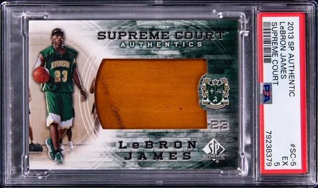 2013-14 SP Authentic LeBron James Game-Used Court LeBron James Supreme Court #SC-5 card image