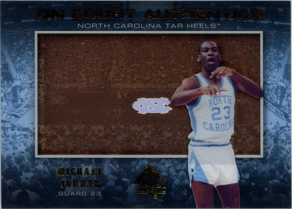 2013-14 SP Authentic Michael Jordan On Court Authentics #OCA-MI card image