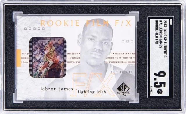 2013-14 UD SP Authentic Film F/X LeBron James #71 card image