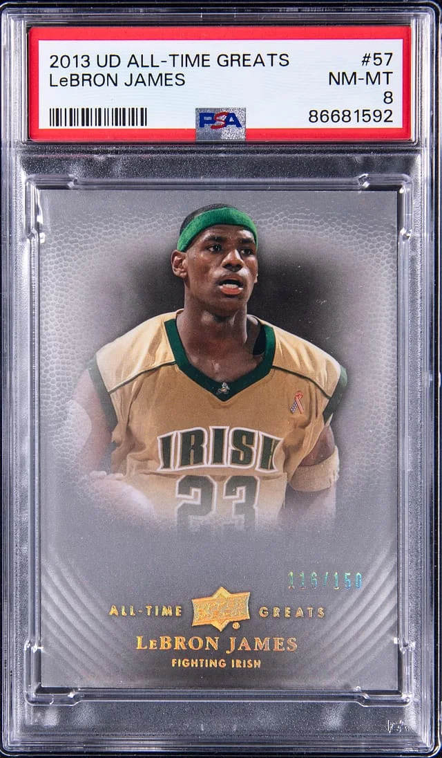 2013-14 Upper Deck LeBron James All-Time Greats #57 card image