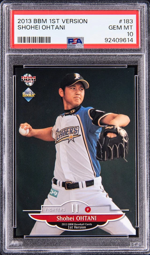 2013 BBM 1st Verison Shohei Ohtani #183 card image