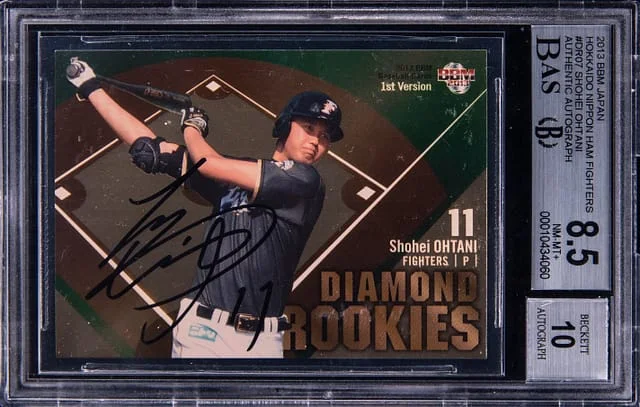 2013 BBM 1st Version Diamond Rookies Shohei Ohtani #DR07 card image