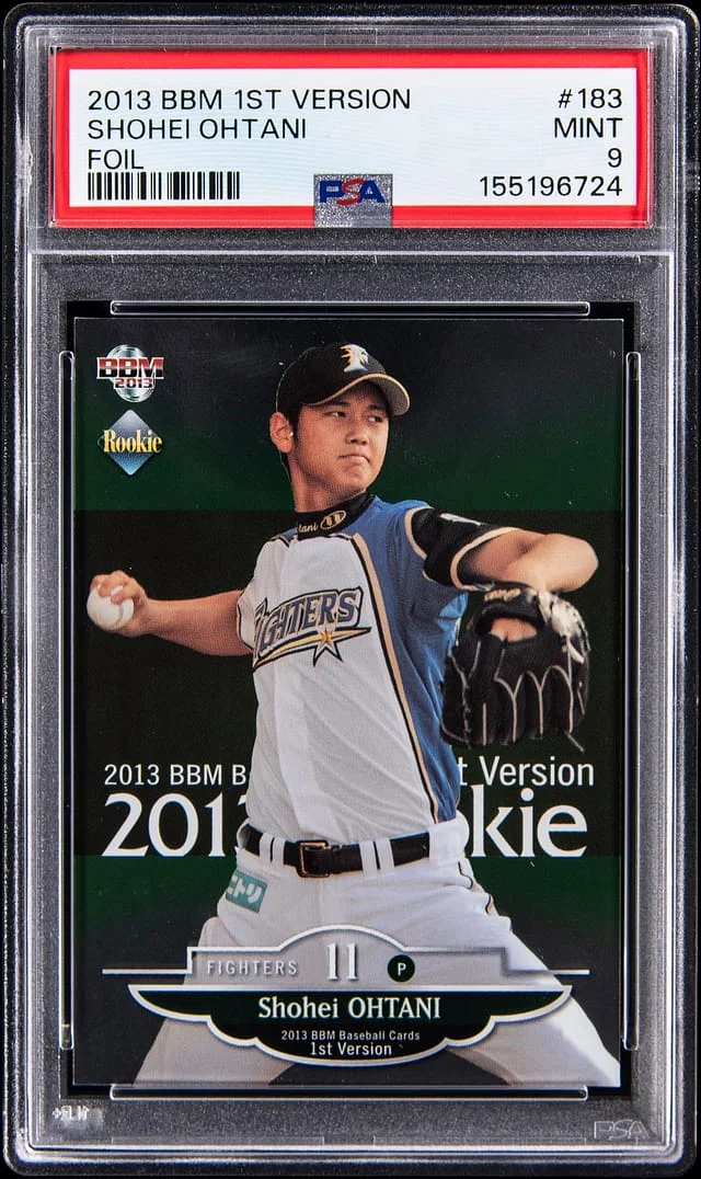 2013 BBM 1st Version Foil Shohei Ohtani #183 card image