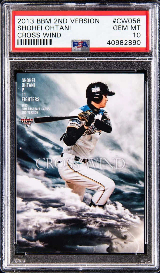2013 BBM 2nd Version Cross Wind Shohei Ohtani #CW058 card image