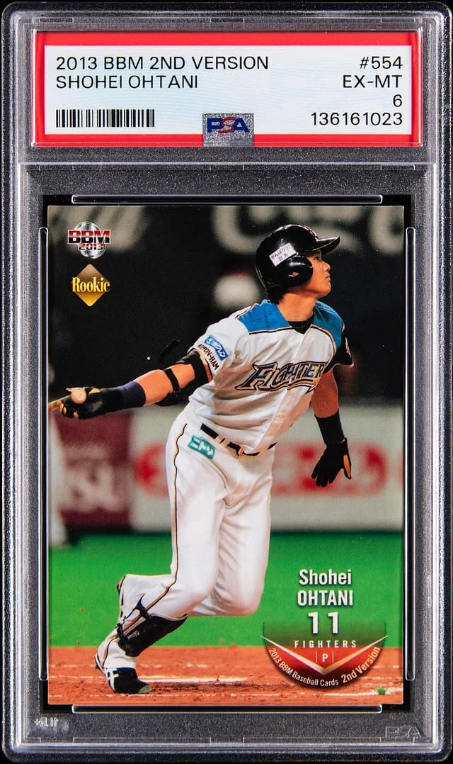 2013 BBM 2nd Version Shohei Ohtani #554 card image