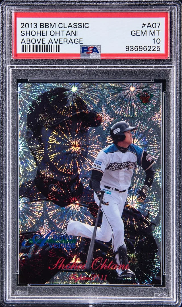2013 BBM Classic Above Average Shohei Ohtani #A07 card image