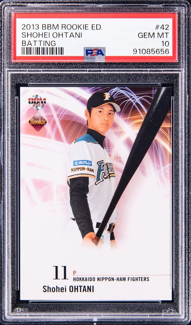 2013 BBM Edition Batting Shohei Ohtani #42 card image