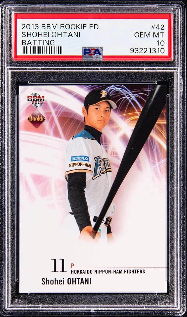 2013 BBM Edition Shohei Ohtani #42 card image