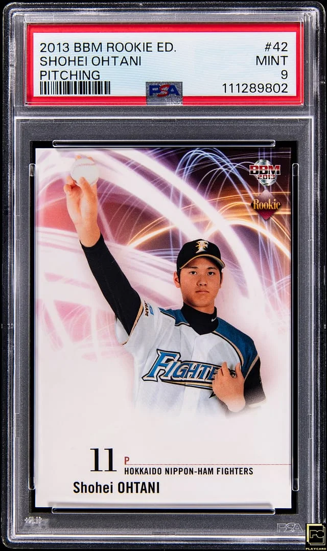 2013 BBM Edition Shohei Ohtani, Pitching, #42 card image