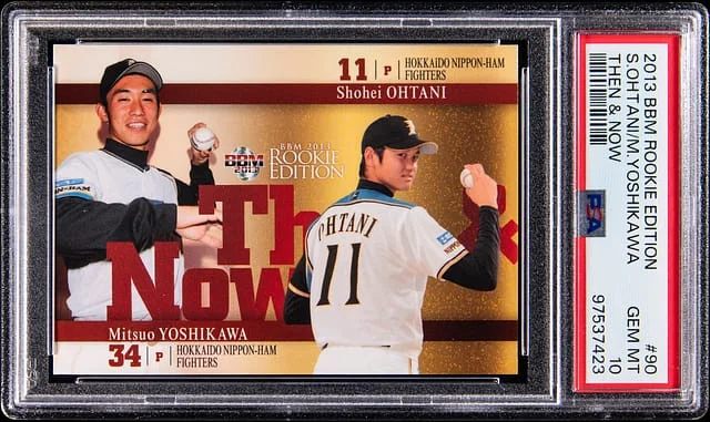 2013 BBM Edition Then & Now Shohei Ohtani #90 card image