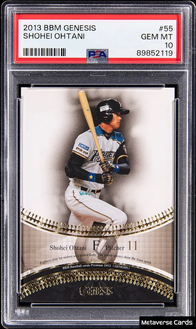 2013 BBM Genesis Shohei Ohtani #55 card image