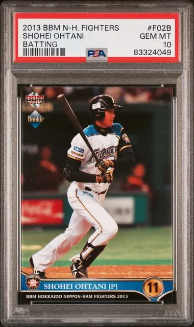 2013 Bbm Hokkaido Nippon Ham Fighters Batting Shohei Ohtani #F02B card image