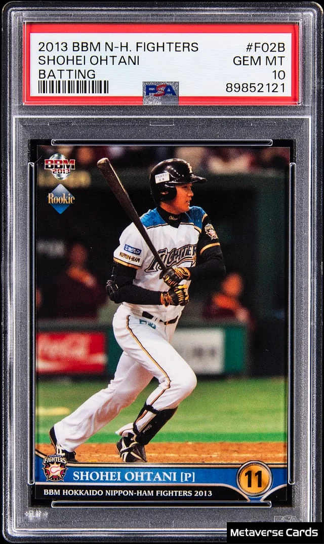 2013 BBM Hokkaido Nippon Ham Fighters Shohei Ohtani #F02B card image