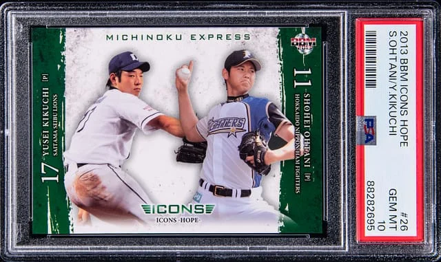 2013 BBM Icons Hope Shohei Ohtani/Yusei Kikuchi #26 card image