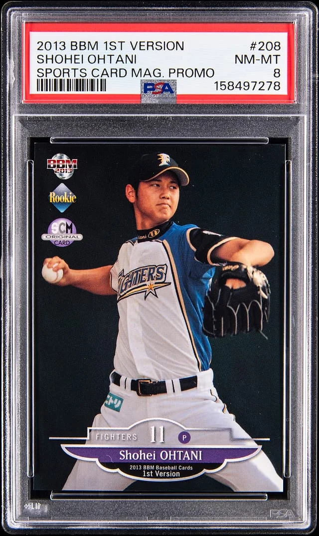 2013 BBM Japan 1st Version Sports Card Magazine Promo Shohei Ohtani #183 card image