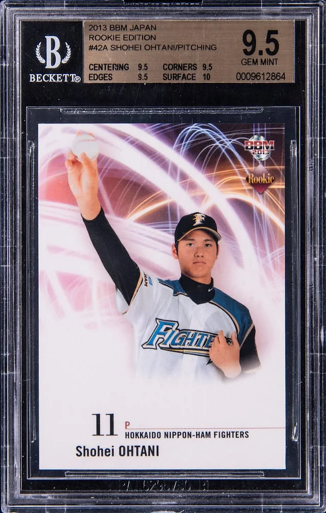 2013 BBM Japan Edition Shohei Ohtani #42A card image