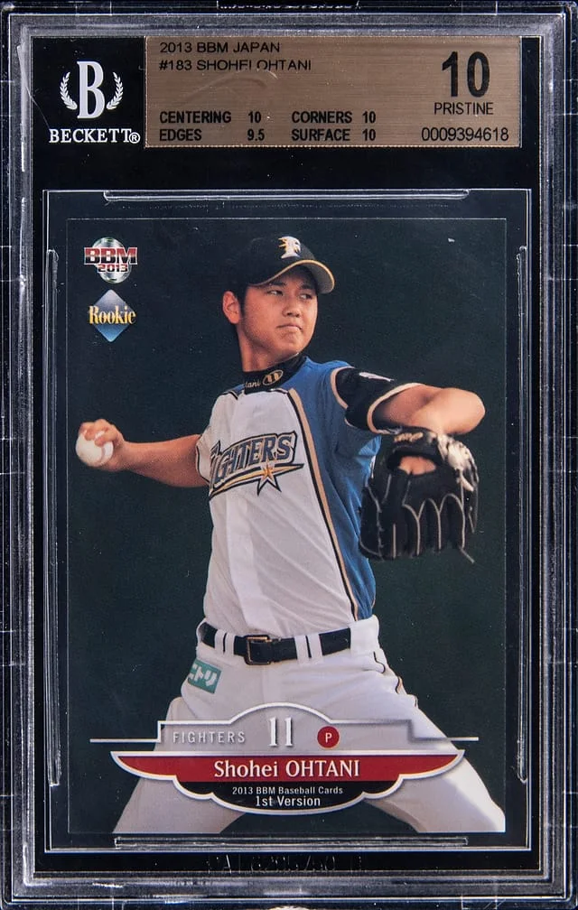 2013 BBM Japan Shohei Ohtani #183 card image