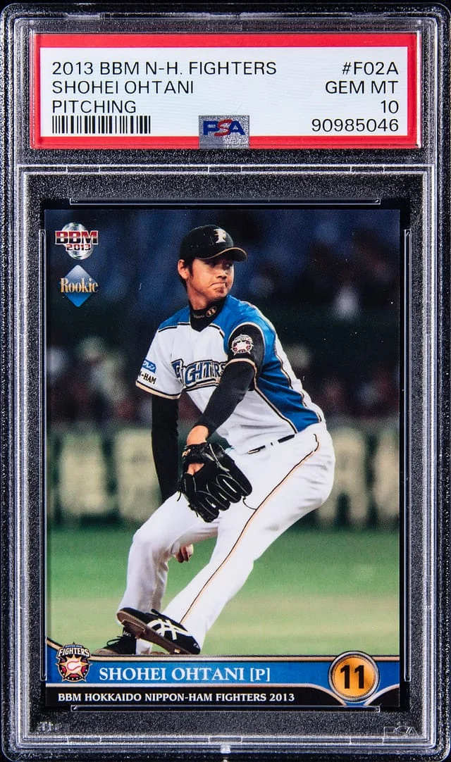 2013 BBM Nippon Fighters Pitching Shohei Ohtani #F02A card image