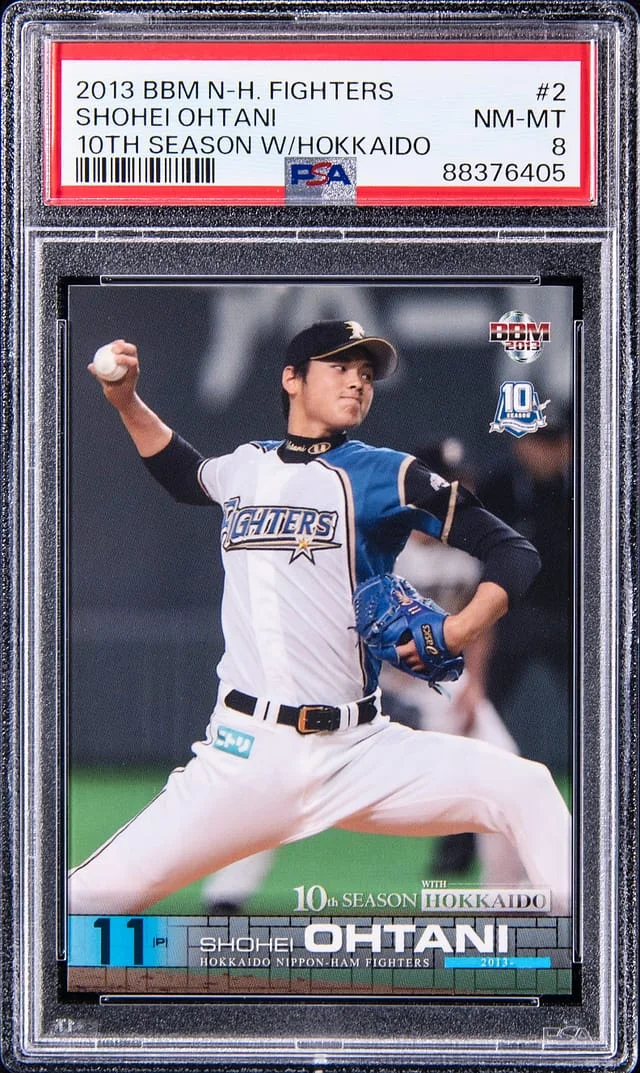 2013 BBM Nippon Ham Fighters 10th Season w/Hokkaido Shohei Ohtani #2 card image