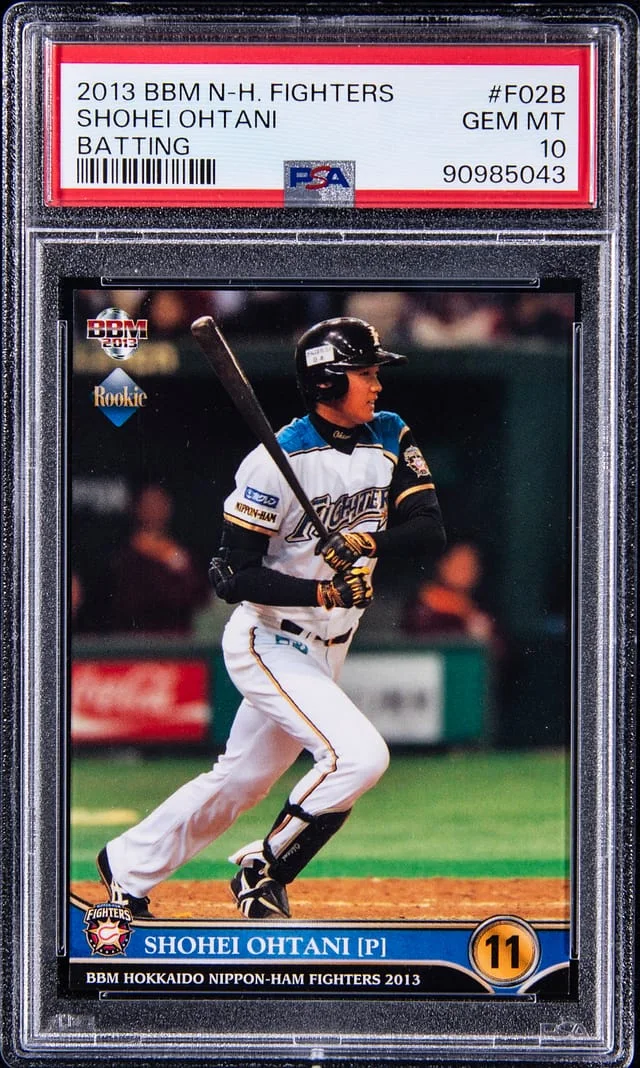 2013 BBM Nippon Ham Fighters Batting Shohei Ohtani #F02B card image