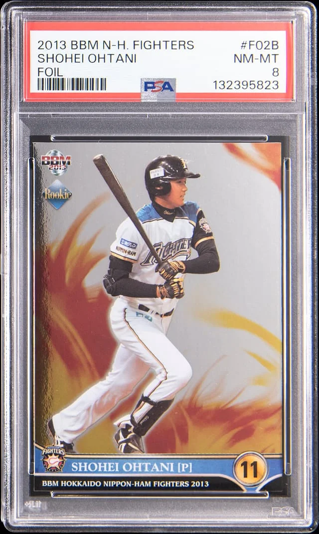 2013 BBM Nippon-Ham Fighters Foil Shohei Ohtani #F02B card image