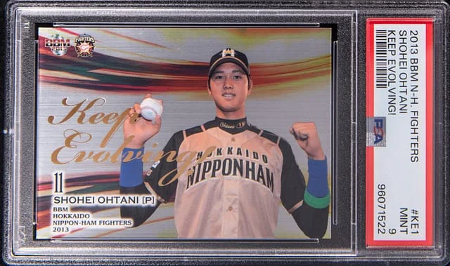 2013 BBM Nippon Ham Fighters Keep Evolving! Shohei Ohtani #KE1 card image