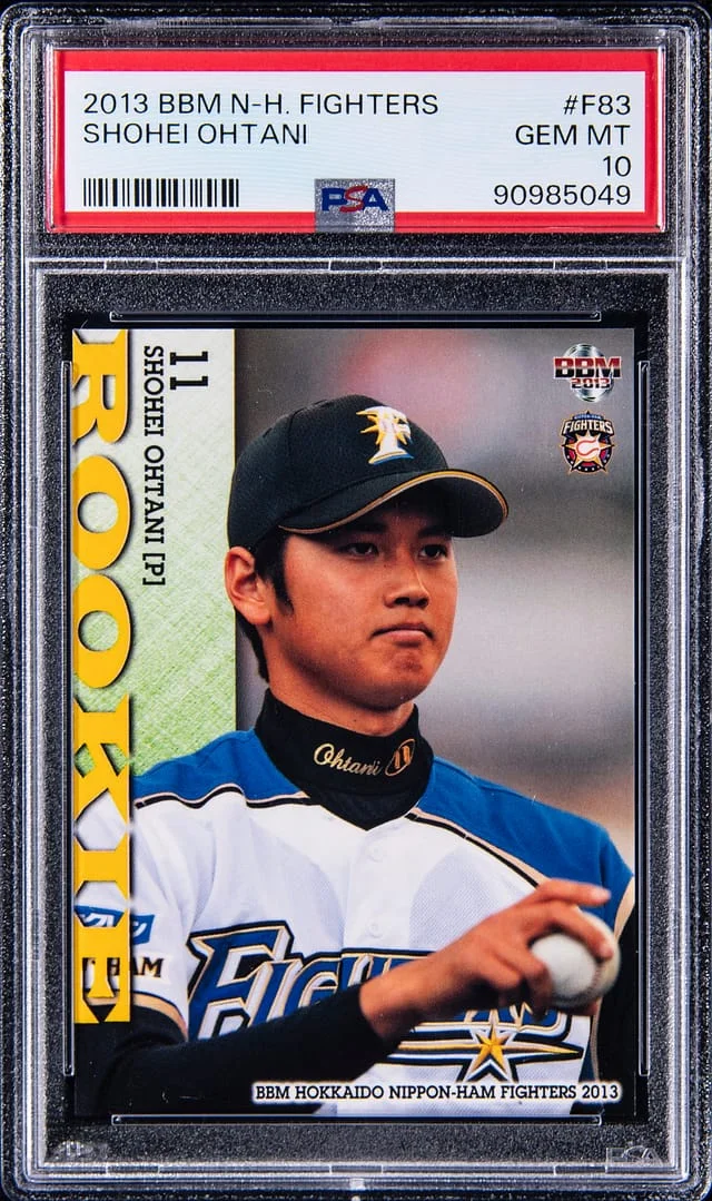 2013 BBM Nippon Ham Fighters Shohei Ohtani #F83 card image