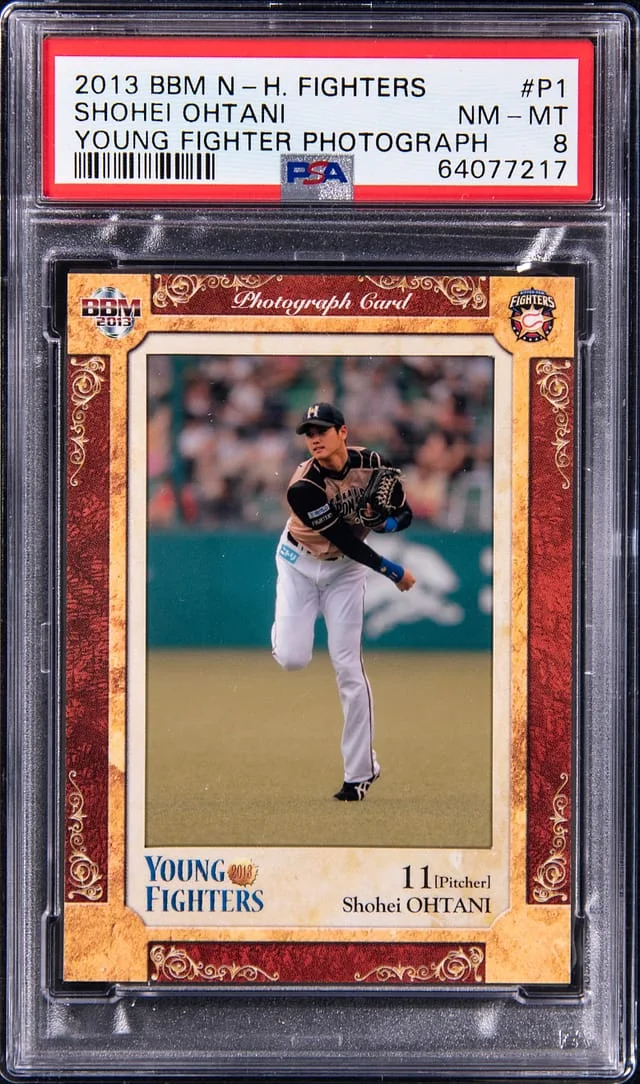 2013 BBM Nippon-Ham Fighters Young Fighter Photograph Shohei Ohtani #P1 card image