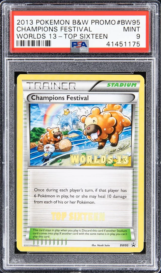 2013 Black & White Champion Festival Promo Worlds 13 Top Sixteen #BW95 card image