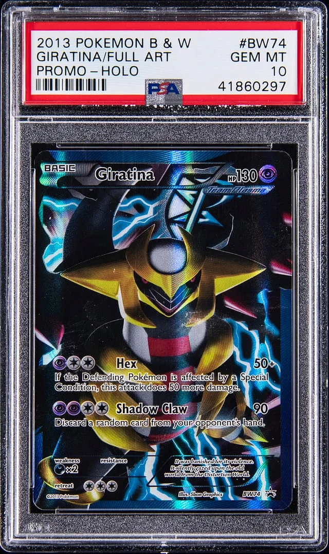 2013 Black & White Giratina Promo Team Plasma Full Art Holo #BW74 card image